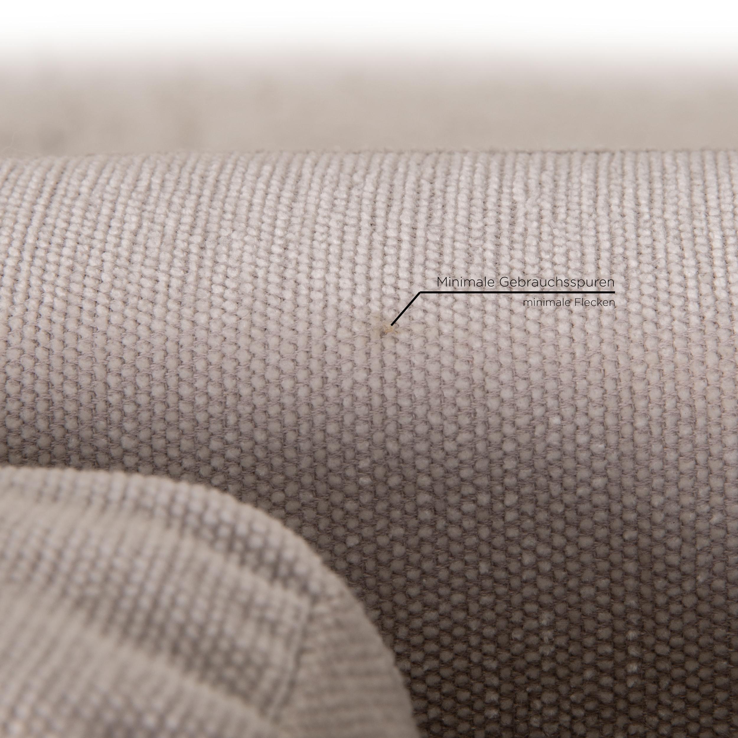Walter Knoll Living Plateau-Stoff-Sofa Grau Dreisitzer-Kommode (21. Jahrhundert und zeitgenössisch) im Angebot