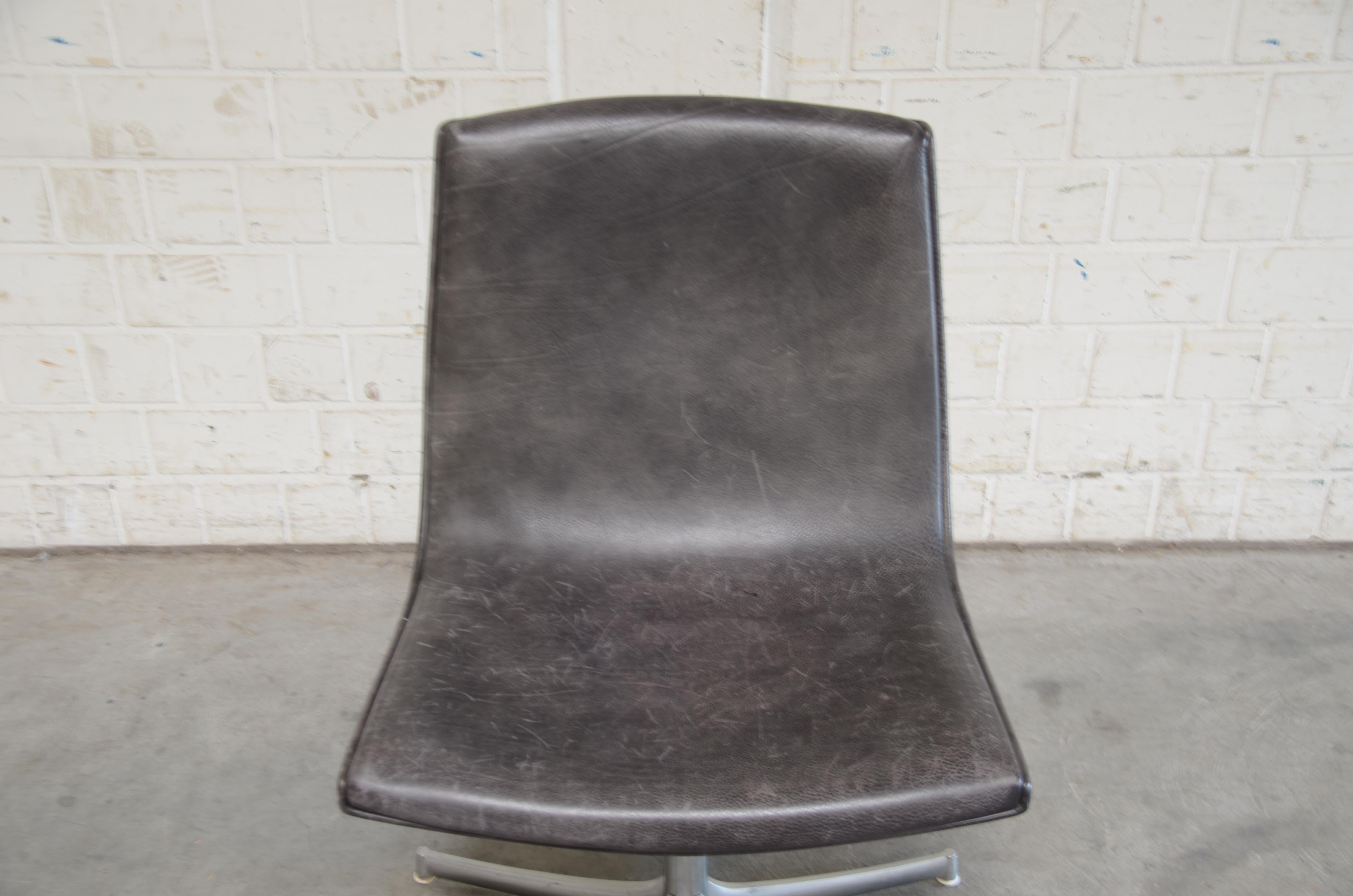 Walter Knoll Logos Neckleather Chair Bernd Münzebrock In Good Condition For Sale In Munich, Bavaria