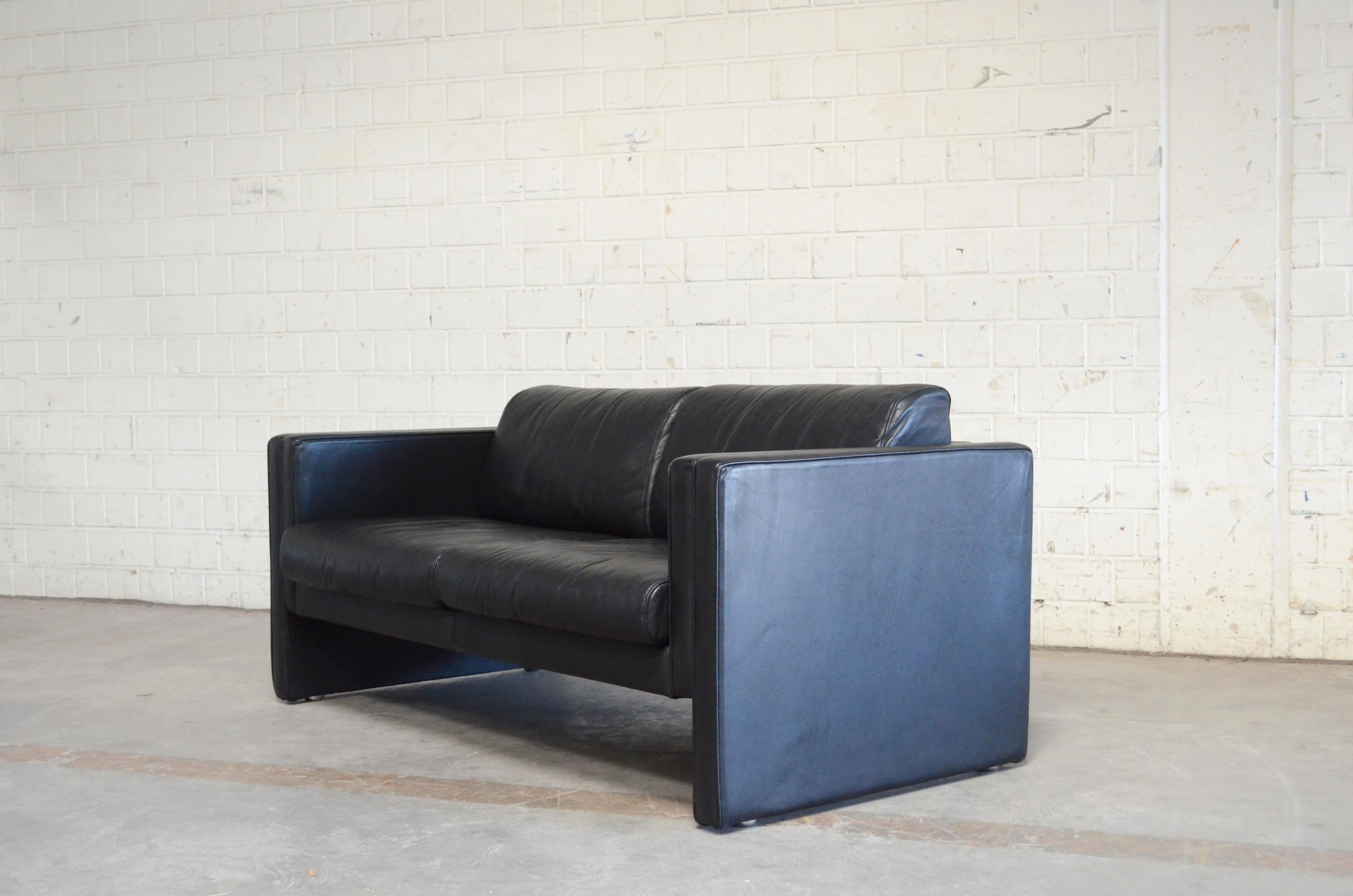 Walter Knoll Model Studio Black Leathersofa Design Jürgen Lange 2