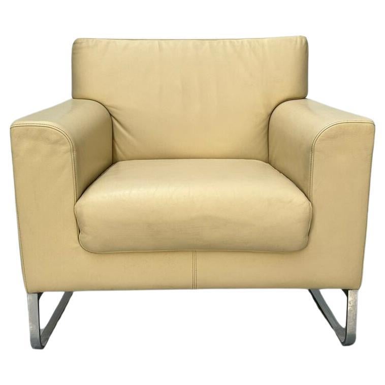 Walter Knoll "Morgan 465" Armchair - In Cream Leather