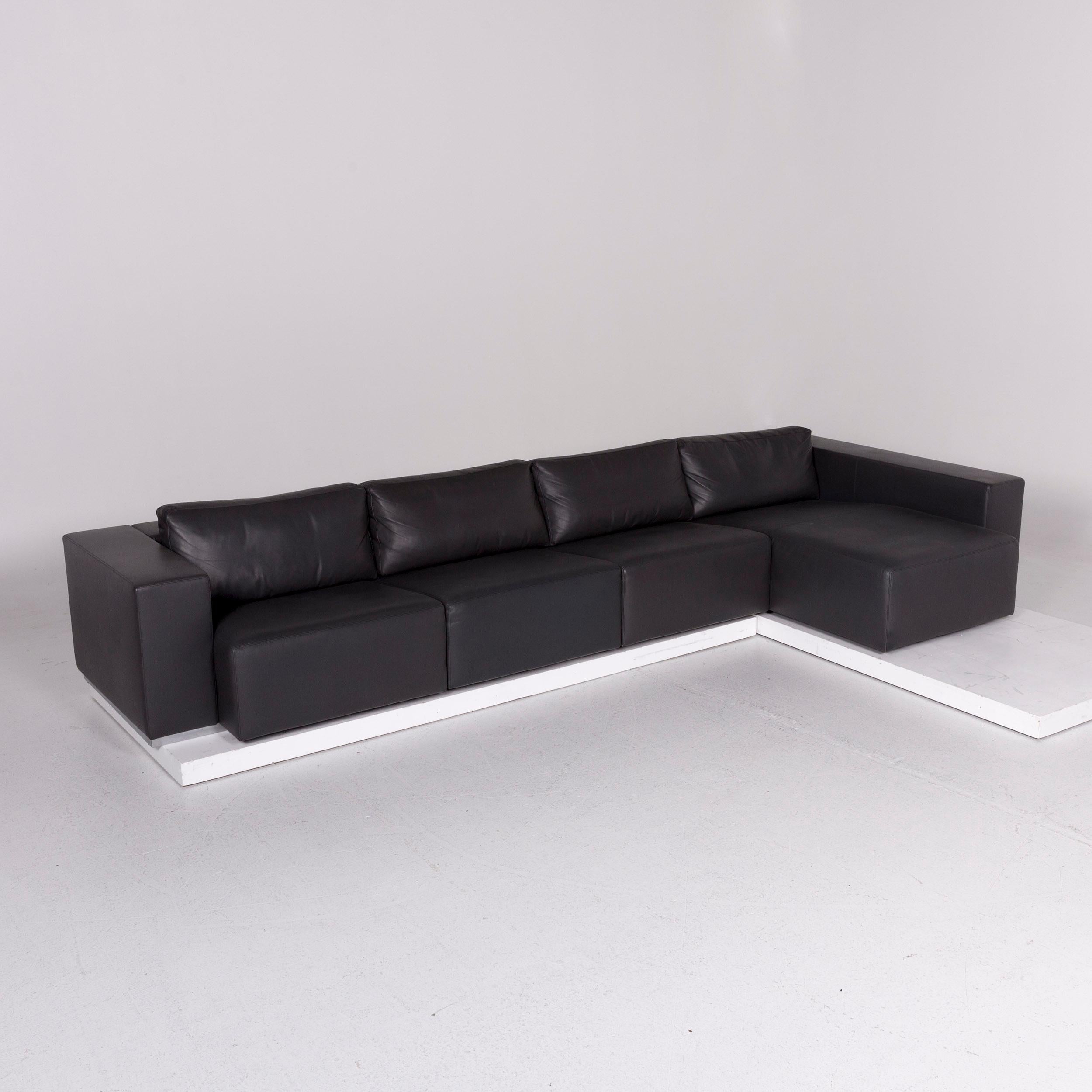 We bring to you a Walter Knoll Nelson leather corner sofa gray sofa couch.

 
 Product measurements in centimeters:
 
Depth 103
Width 360
Height 58
Seat-height 40
Rest-height 57
Seat-depth 63
Seat-width 311
Back-height 31.