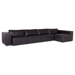 Walter Knoll Nelson Leather Corner Sofa Gray Sofa Couch