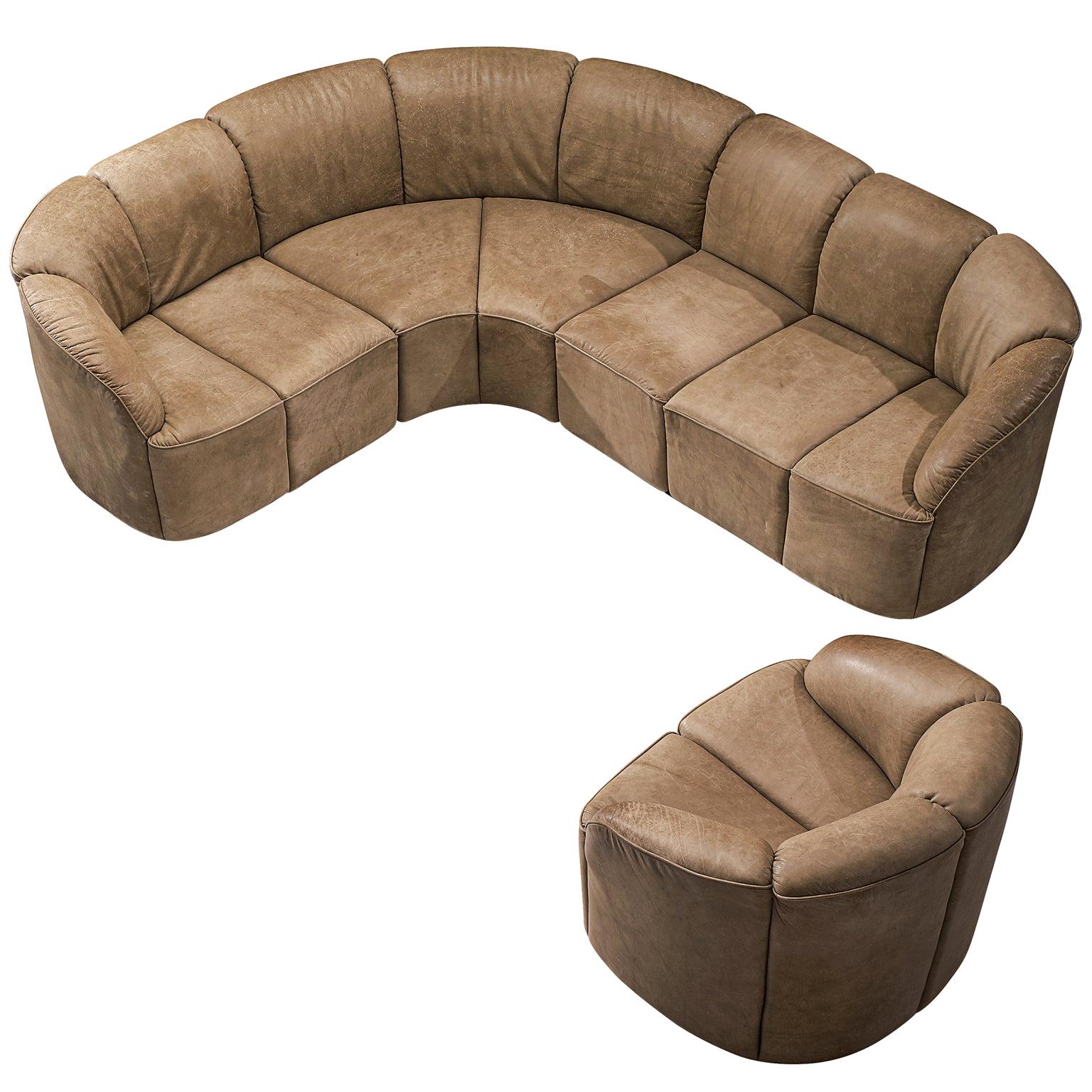 Walter Knoll 'Piccolino' Lounge Set in Original Leather