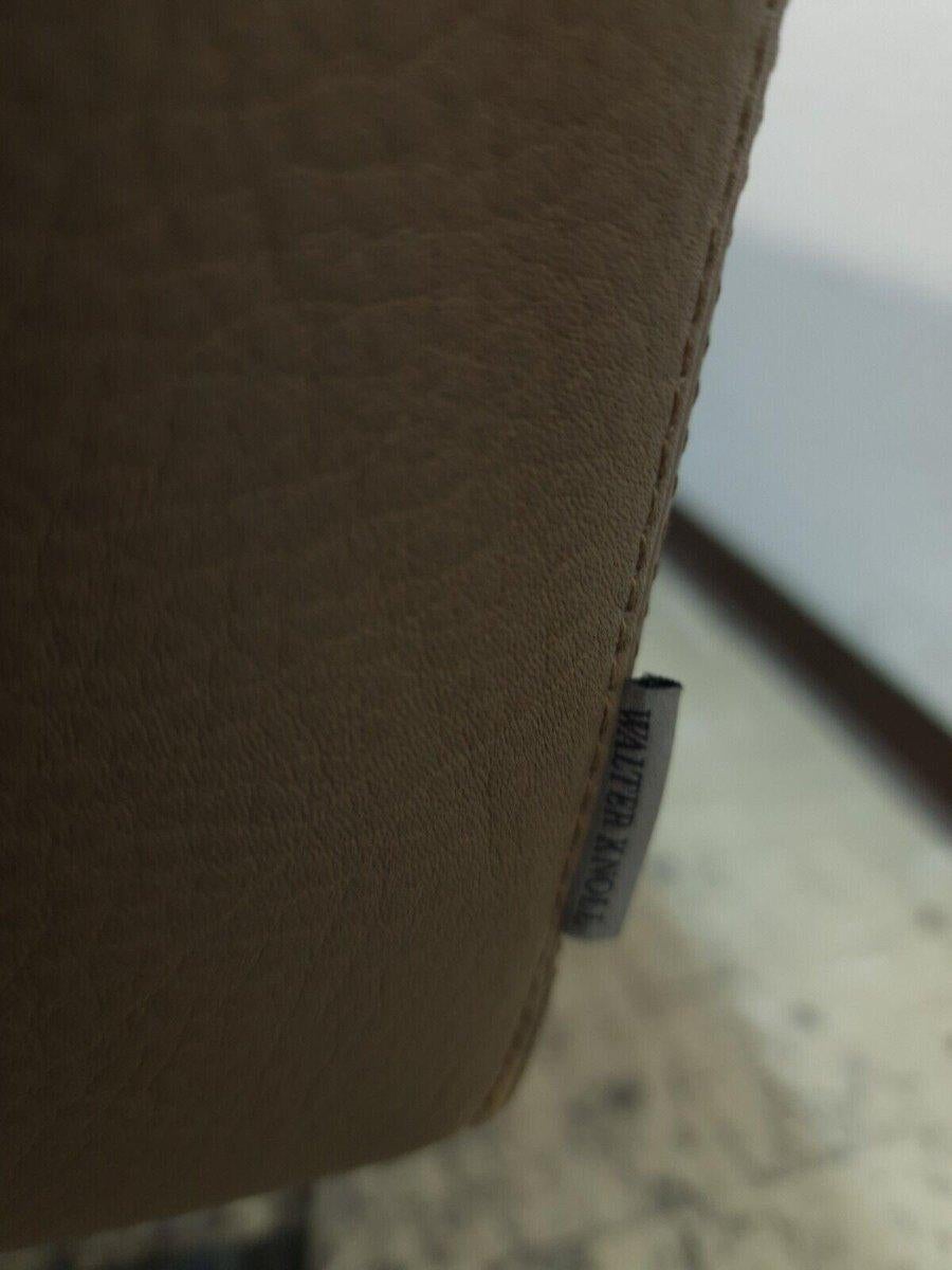 Walter Knoll Sofa Couch Sofa Jaan Living mit Chromfüßen Top Ledersofa Couch im Zustand „Hervorragend“ in Garching a. d. Alz, DE