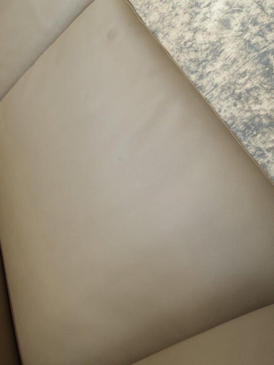 Walter Knoll Sofa Couch Sofa Jaan Living mit Chromfüßen Top Ledersofa Couch (Metall)