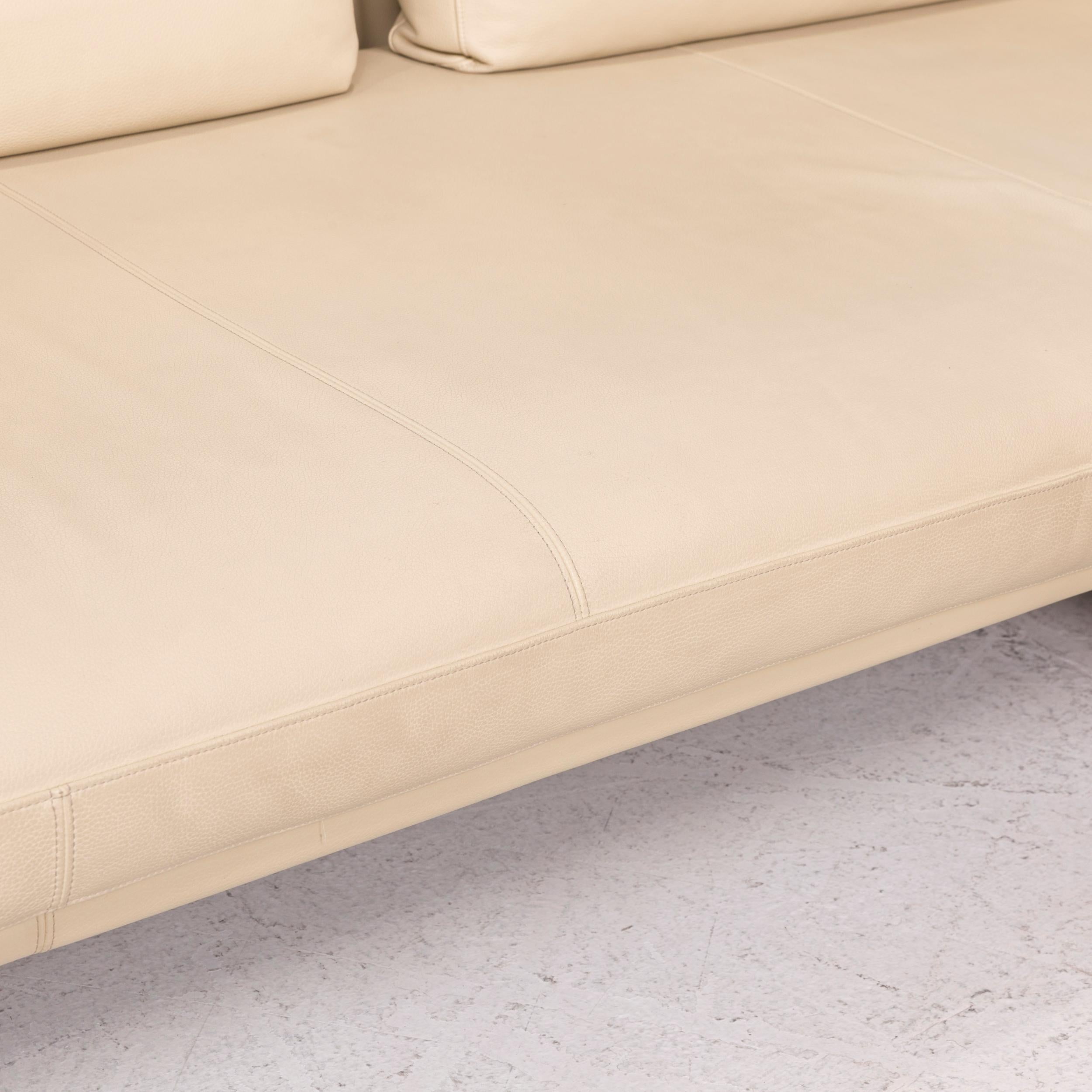 We bring to you a Walter Knoll together leather sofa cream corner sofa.
   
 

 Product measurements in centimeters:
 

Depth 97
Width 283
Height 83
Seat-height 37
Seat-depth 65
Seat-width 253
Back-height 43.
   