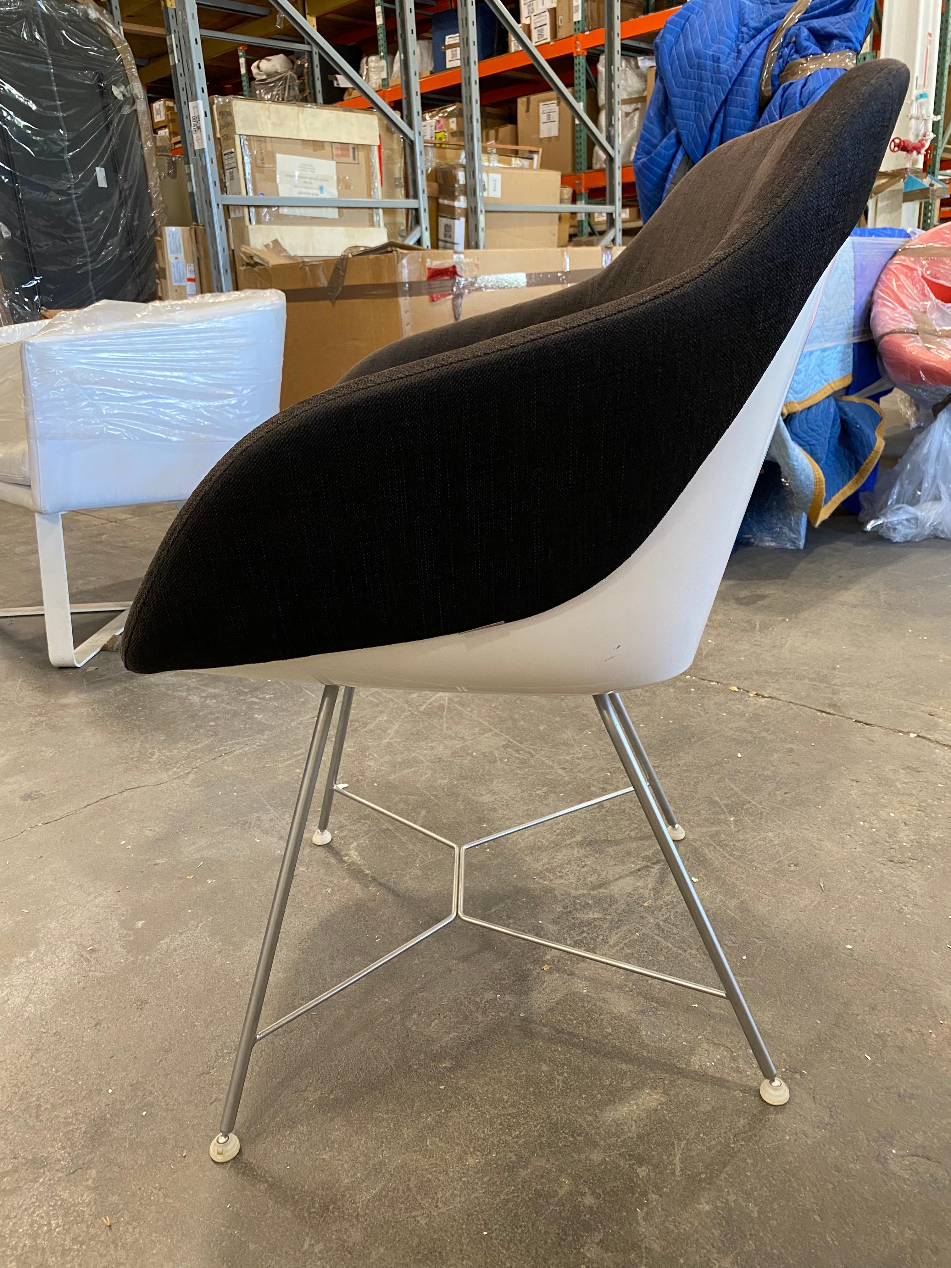 Contemporary Walter Knoll Turtle Chair in STOCK For Sale
