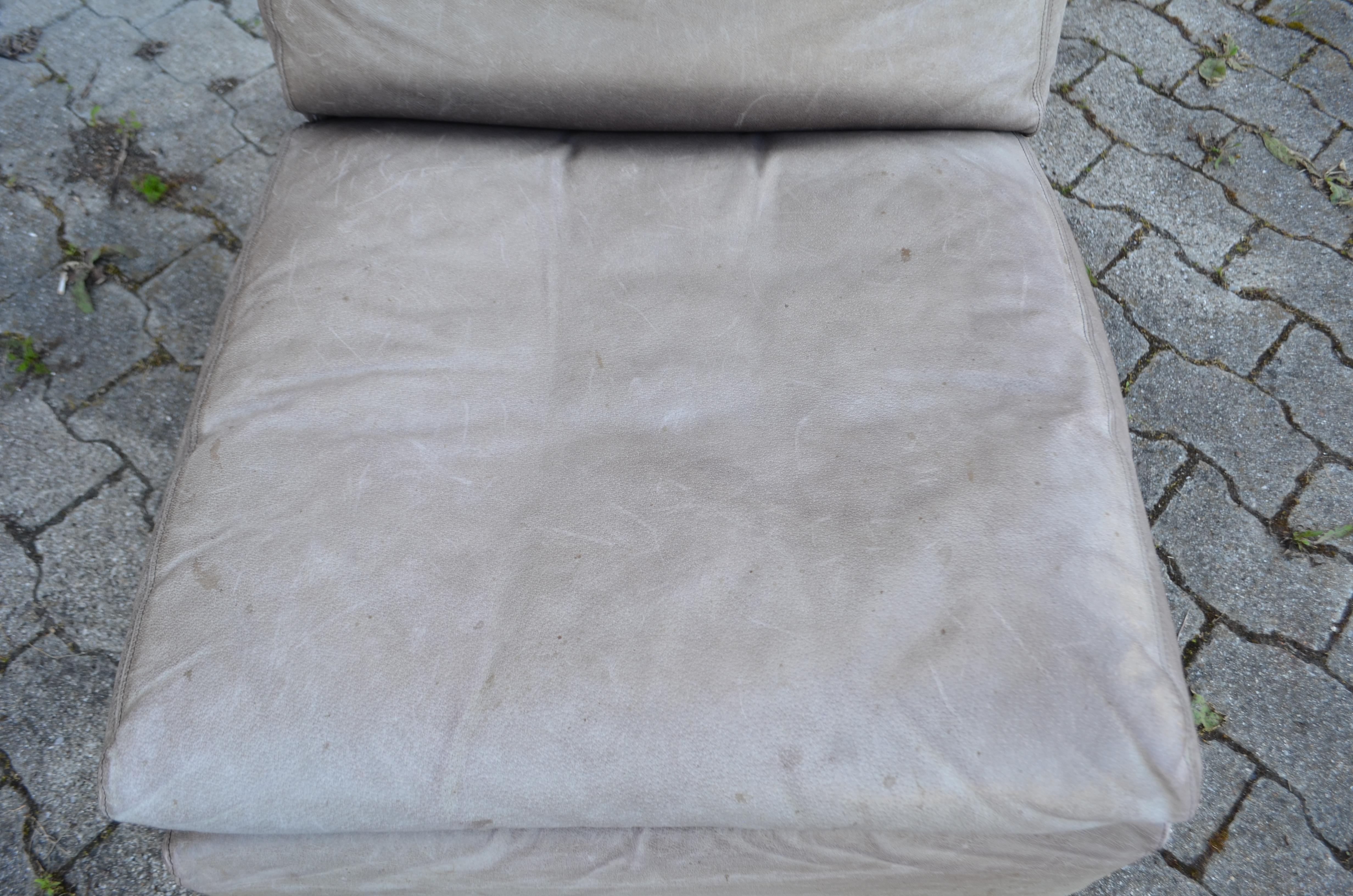 Fauteuil de salon modulaire gris Buffallo de Walter Knoll, Allemagne, 1970 en vente 7