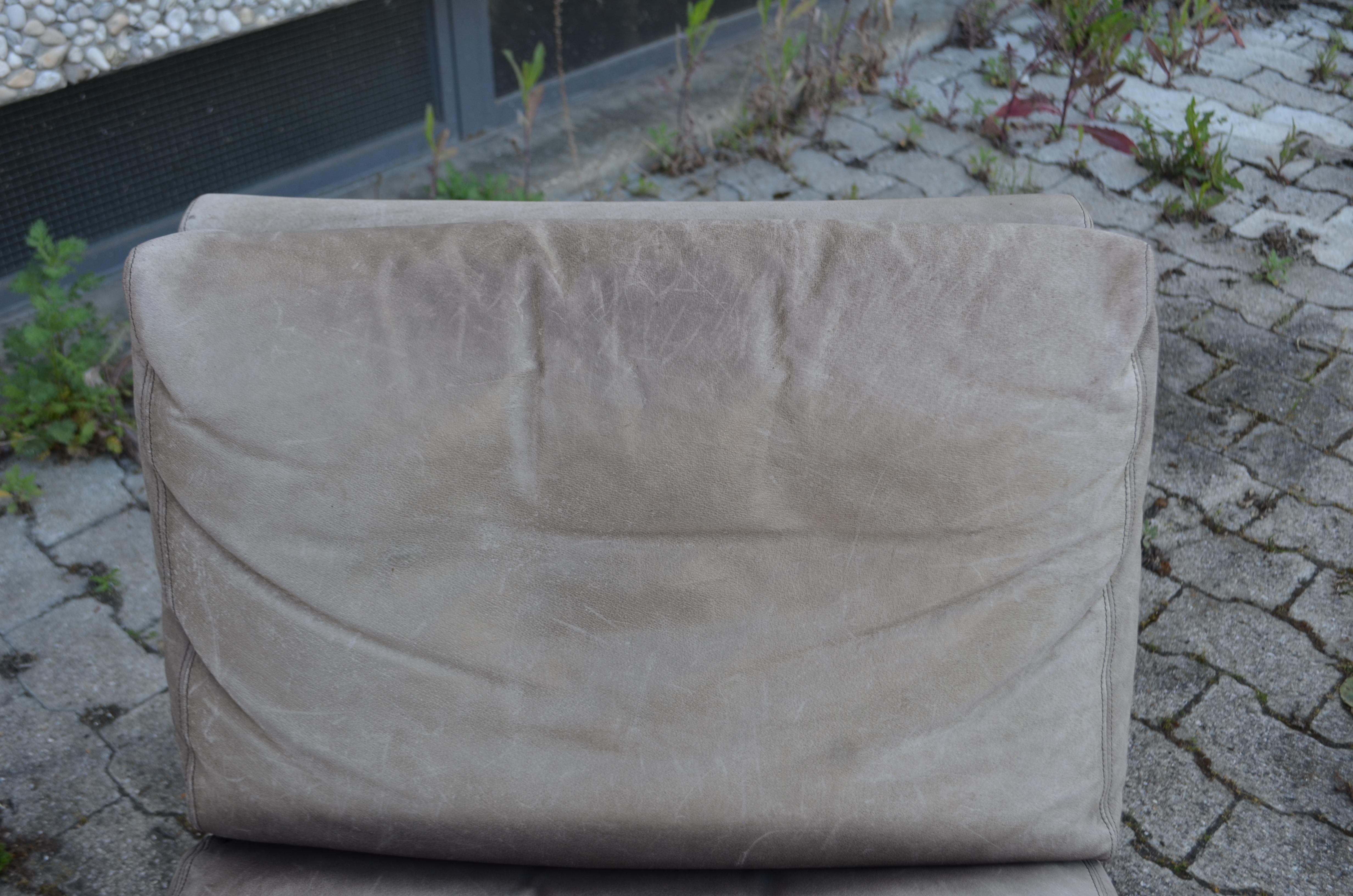 Fauteuil de salon modulaire gris Buffallo de Walter Knoll, Allemagne, 1970 en vente 12