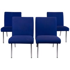 Walter Knoll Vostra Fabric Armchair Blue 4x Chair