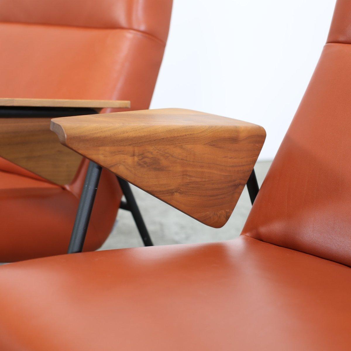 20th Century Walter Knoll Votteler Highback Armchairs, Set of Two For Sale