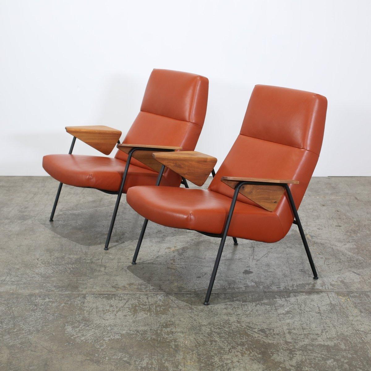 Walter Knoll Votteler Highback Armchairs, Set of Two For Sale 1