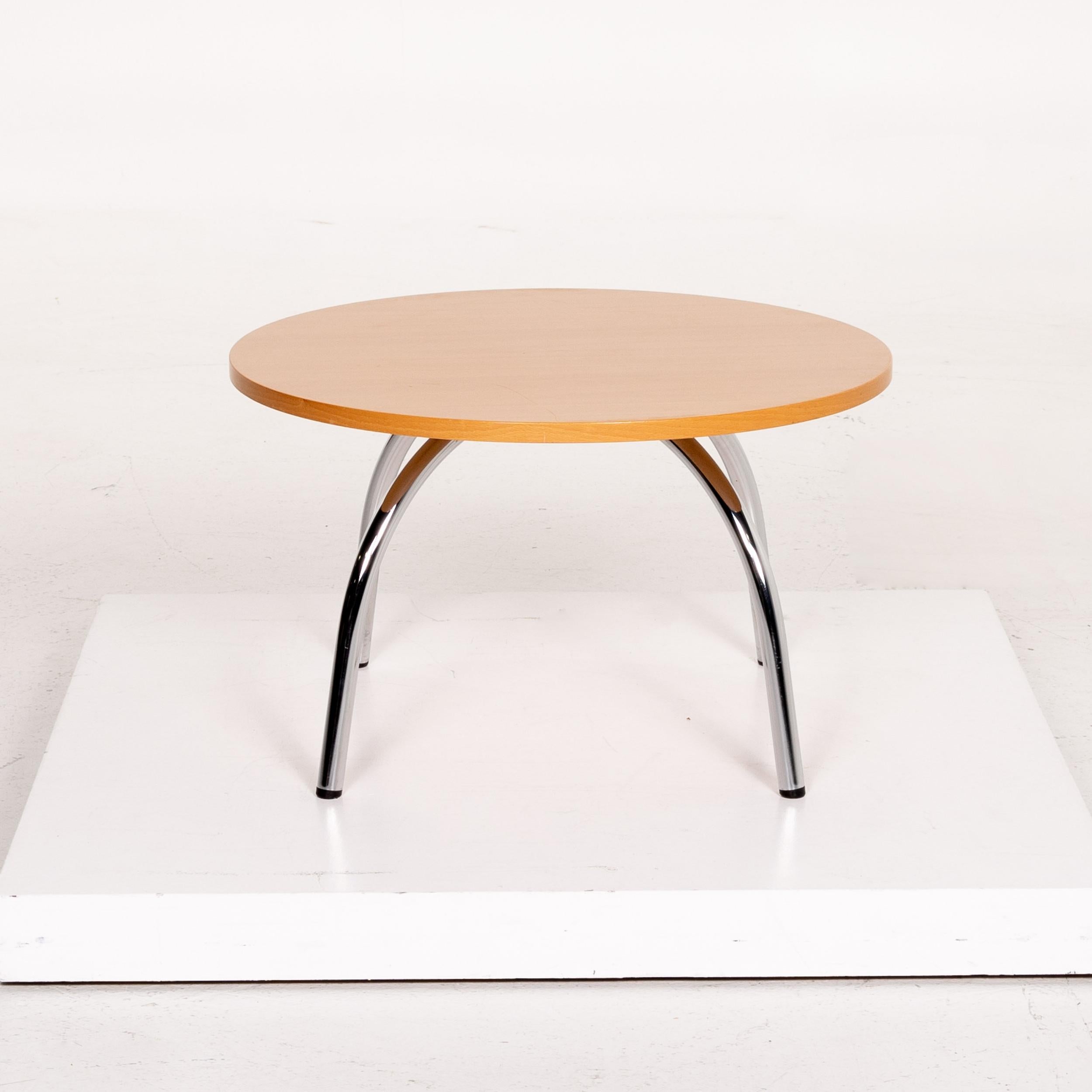 German Walter Knoll Wooden Coffee Table Round Table For Sale