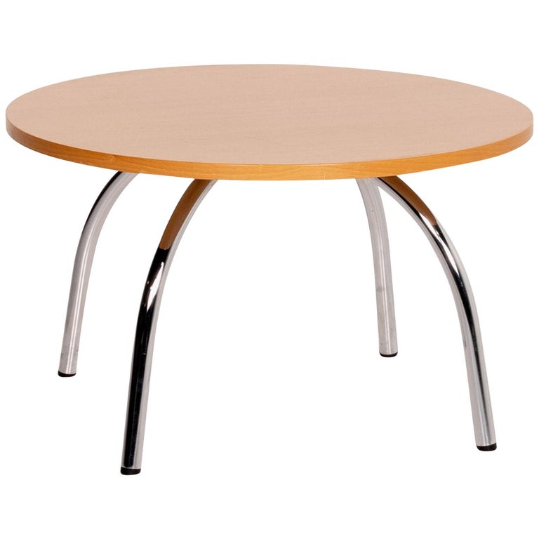 Walter Knoll Wooden Coffee Table Round Table For Sale at 1stDibs