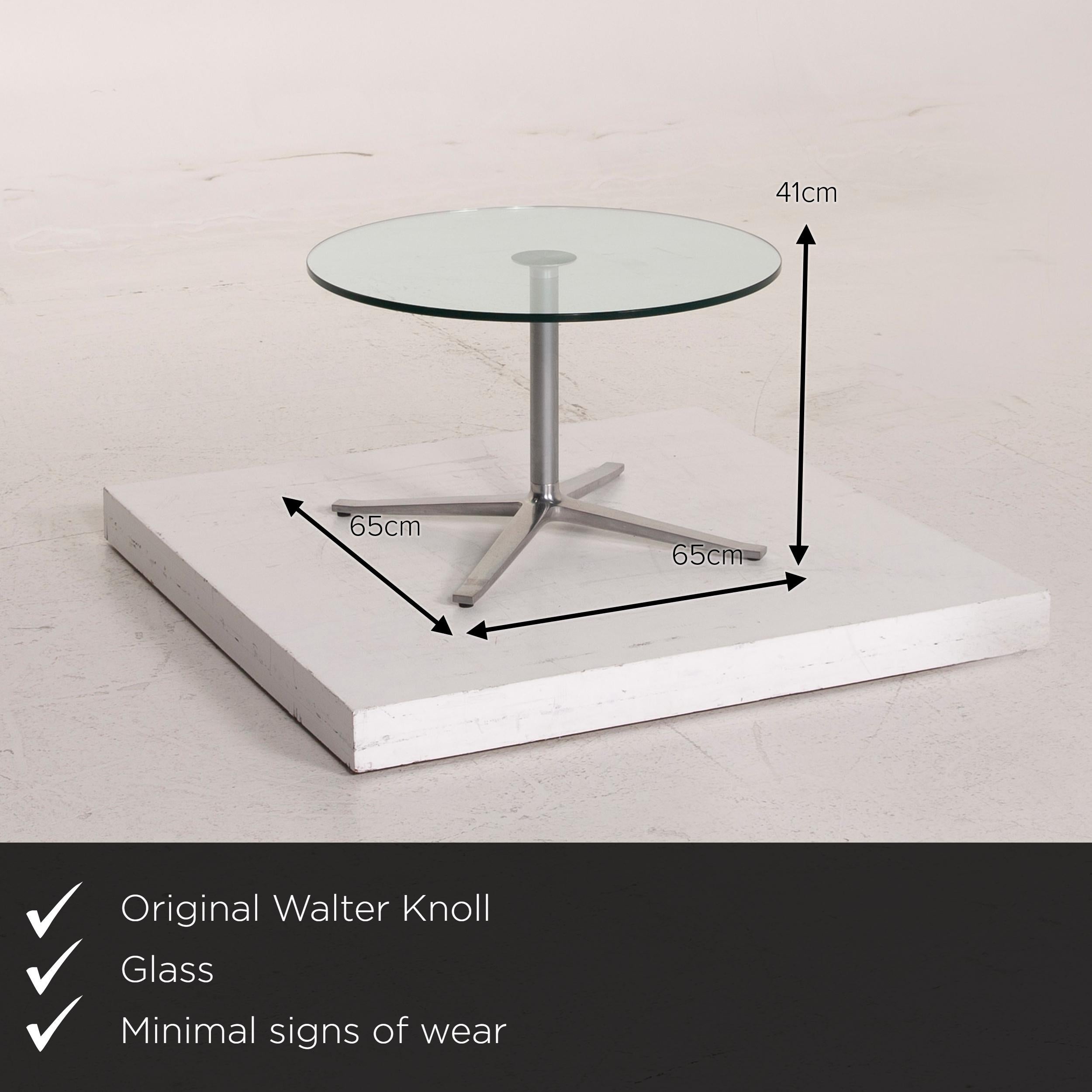 We present to you a Walter Knoll X-Table glass table set silver coffee table set of 4.
 

 Product measurements in centimeters:
 

Depth 65
 Width 65
 Height 41.






 