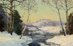 Walter Koeniger Painting, Snow Scene
