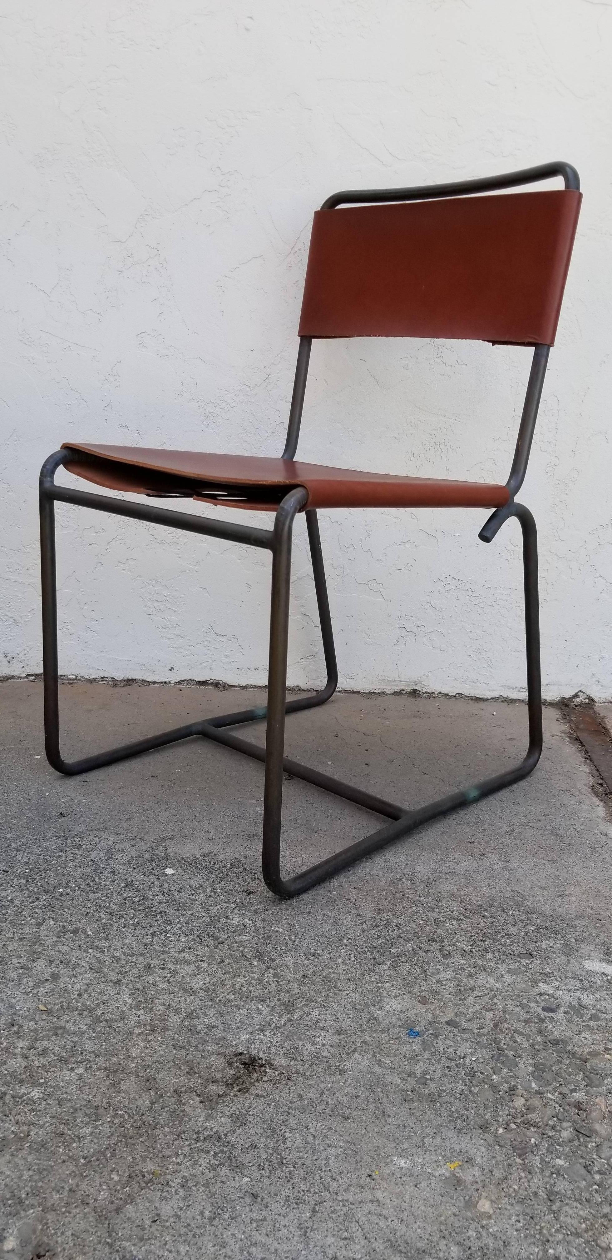 American Walter Lamb Bronze Chairs