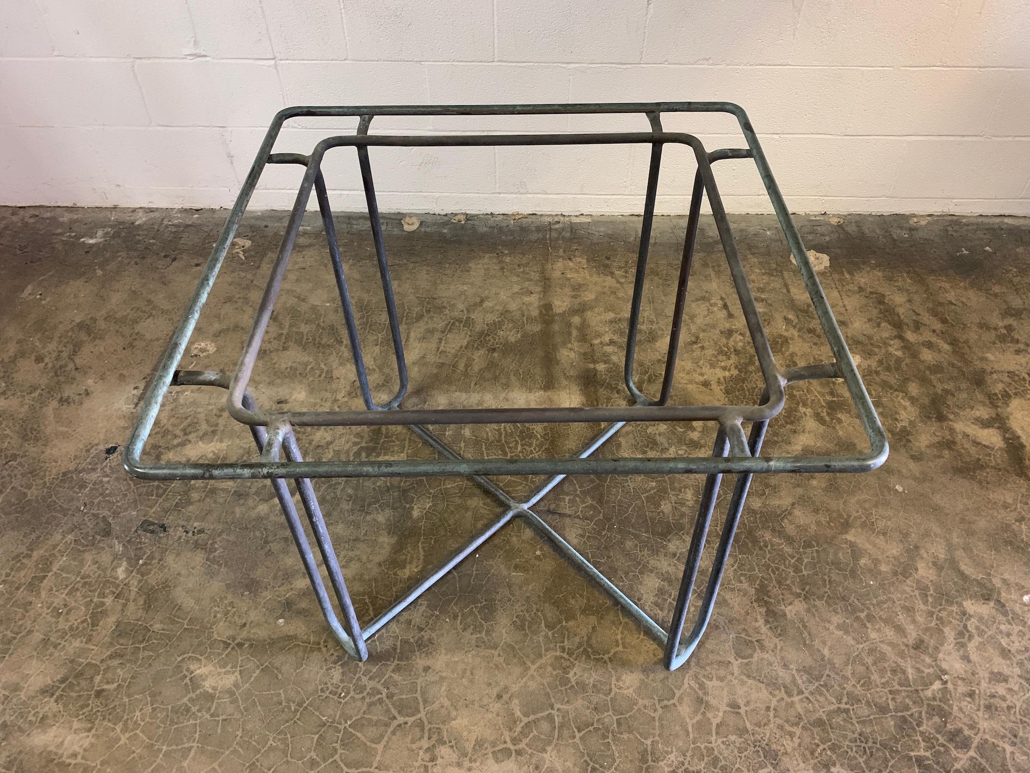 Mid-20th Century Walter Lamb Bronze Dining / Game Table
