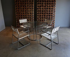 Walter Lamb Bronze Dining Set, circa 1960