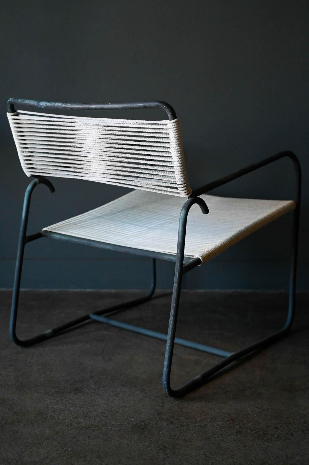 Walter Lamb Bronze Lounge Chairs, Model C-5700, Ca. 1960 1
