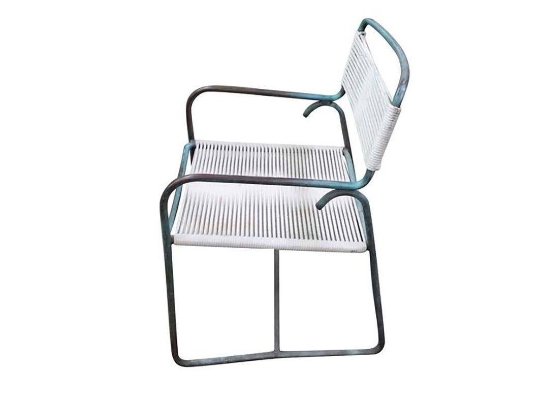 Walter Lamb  Bronze Outdoor Dining Chairs Set of 4 1