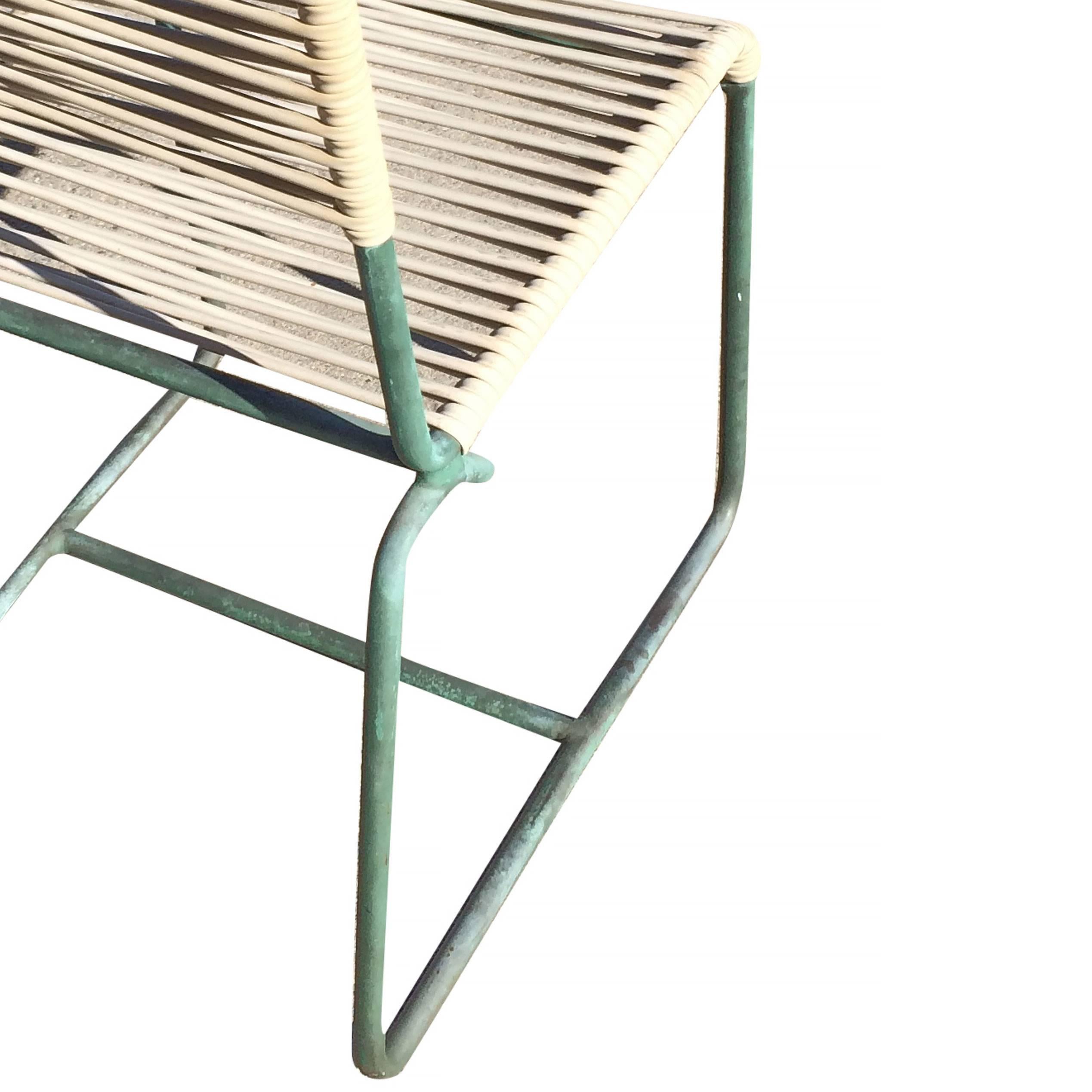 Walter Lamb Brown Jordan Outdoor/Patio Bronze Chairs, Set of 4 3