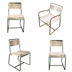 Walter Lamb Brown Jordan Outdoor/Patio Bronze Chairs, Set of 4