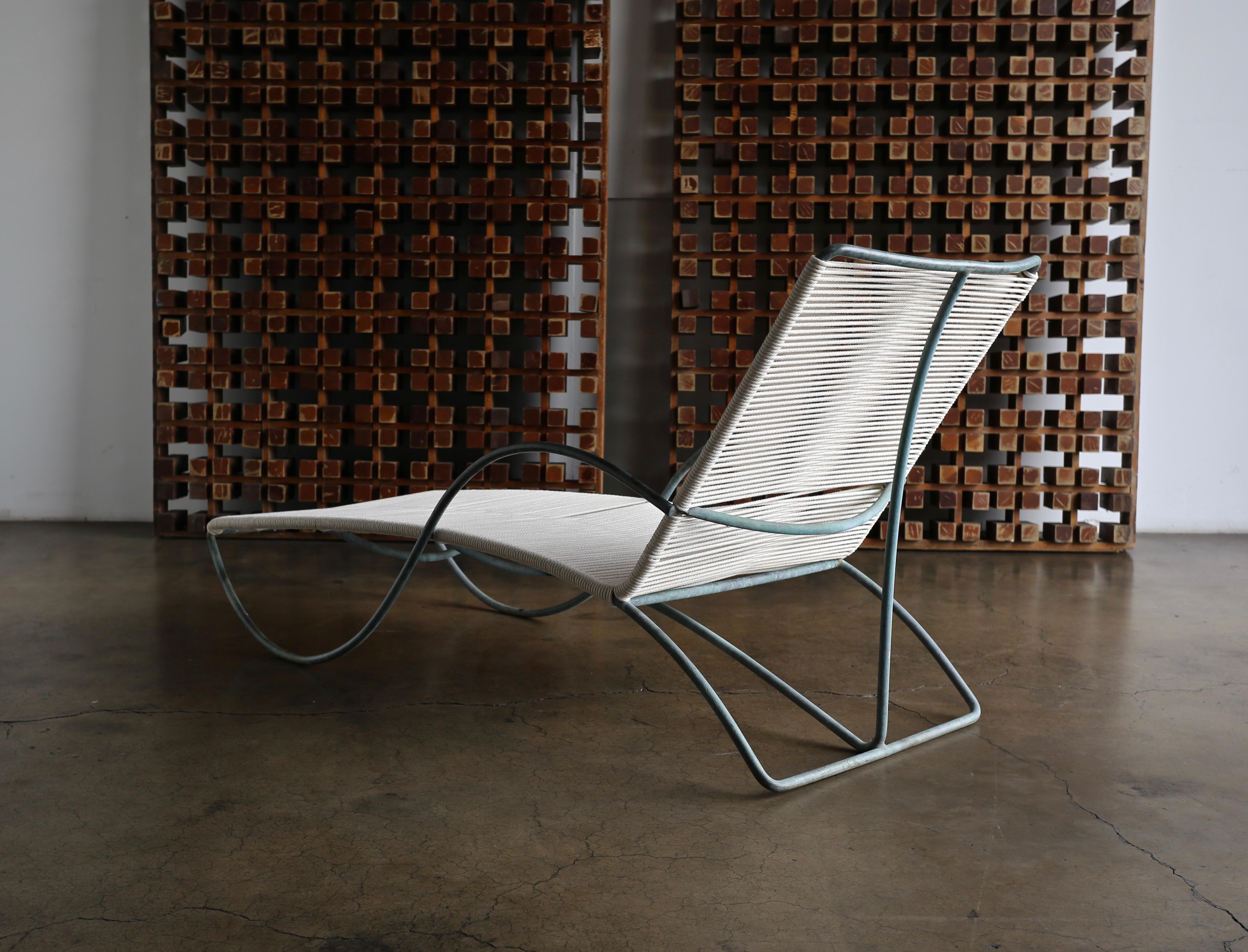 Walter Lamb Chaise Lounges Model C-4700, circa 1960 8