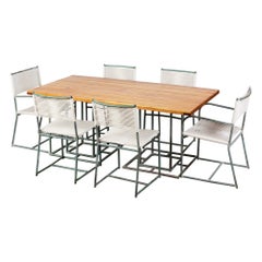 Walter Lamb Early Model Bronze Patio Dining Set