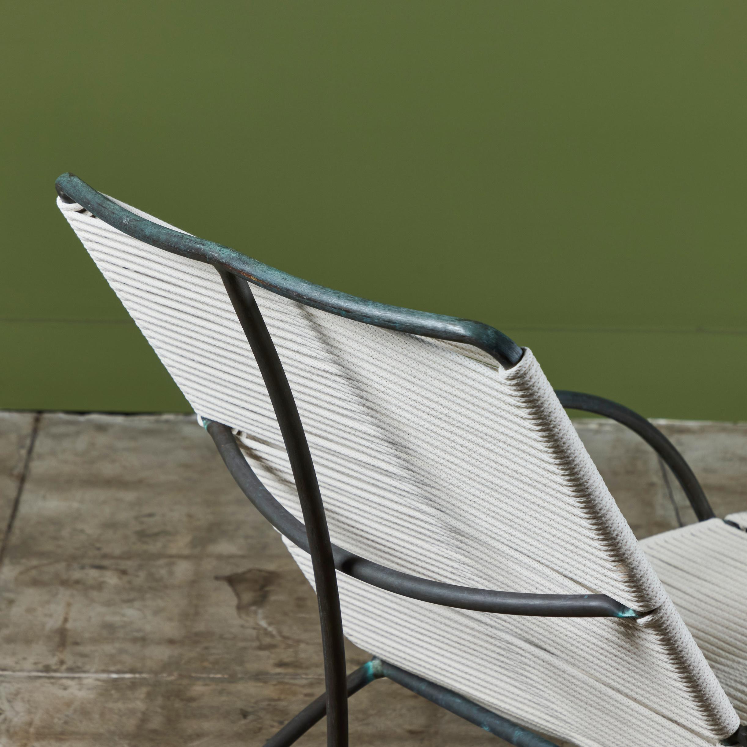Walter Lamb für Brown Jordan Bronze-Terrassen-Sessel-Loungesessel im Angebot 10