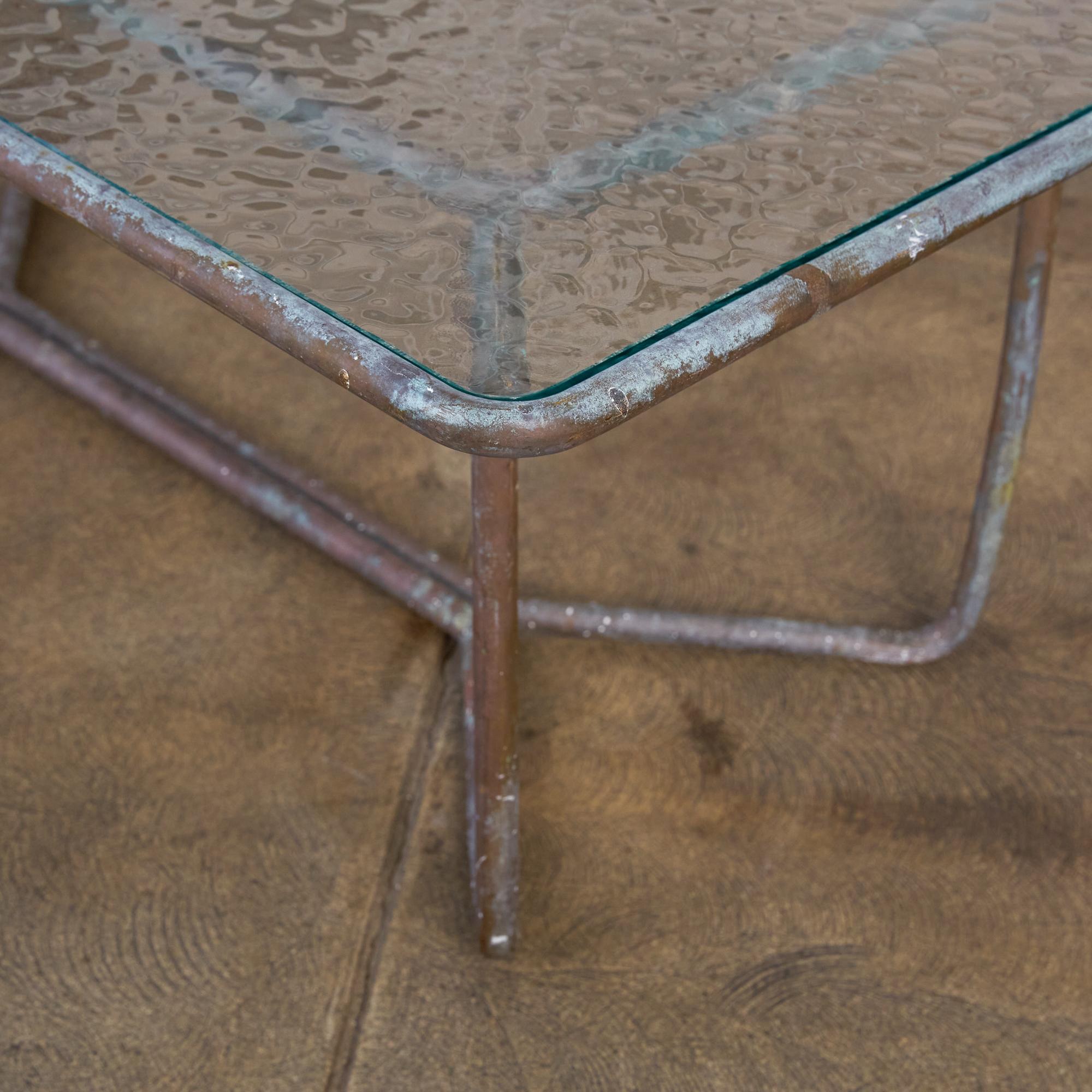 Walter Lamb for Brown Jordan Bronze Patio Coffee Table 2