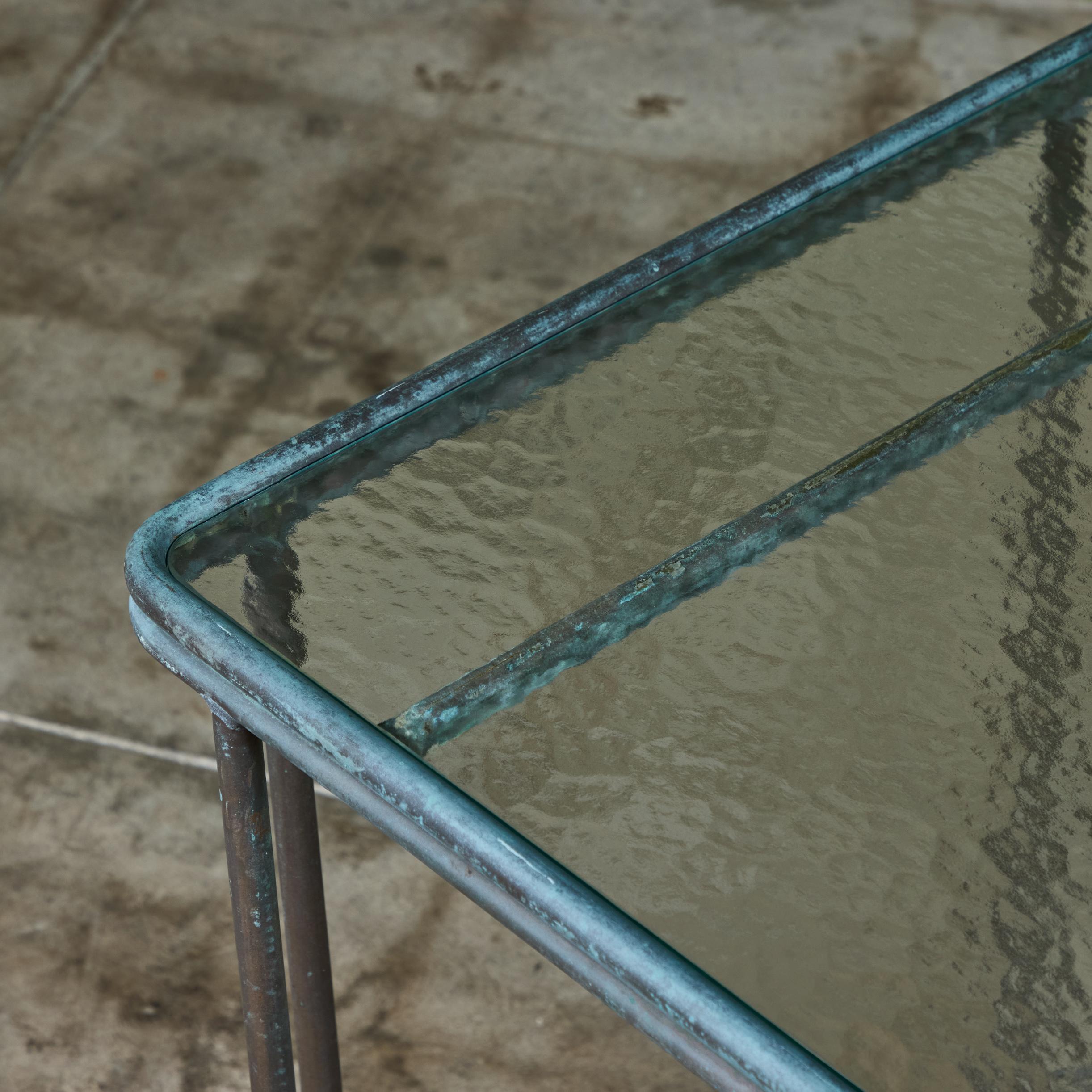 Walter Lamb for Brown Jordan Bronze Patio Console Table 5