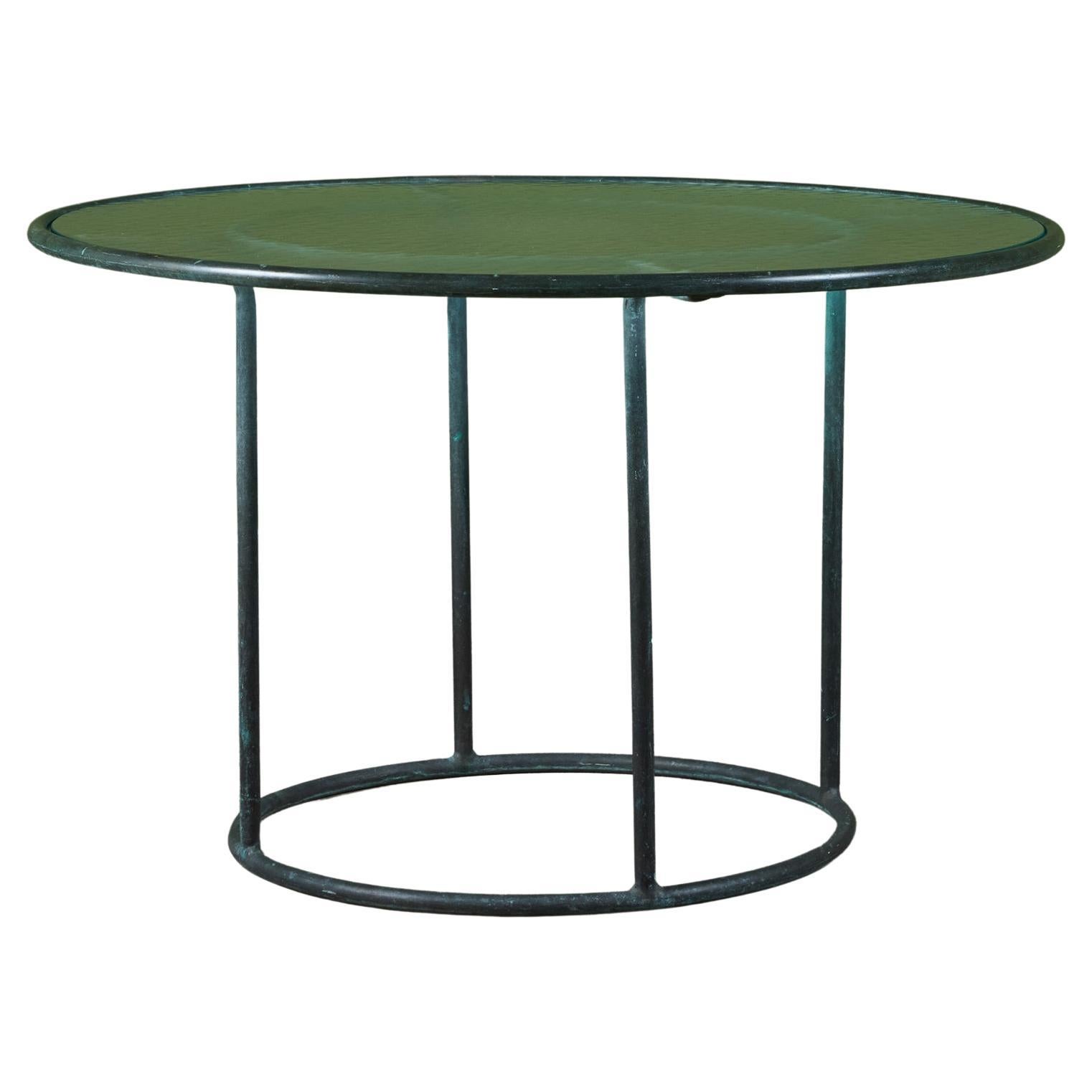 Walter Lamb for Brown Jordan Bronze Patio Occasional Table
