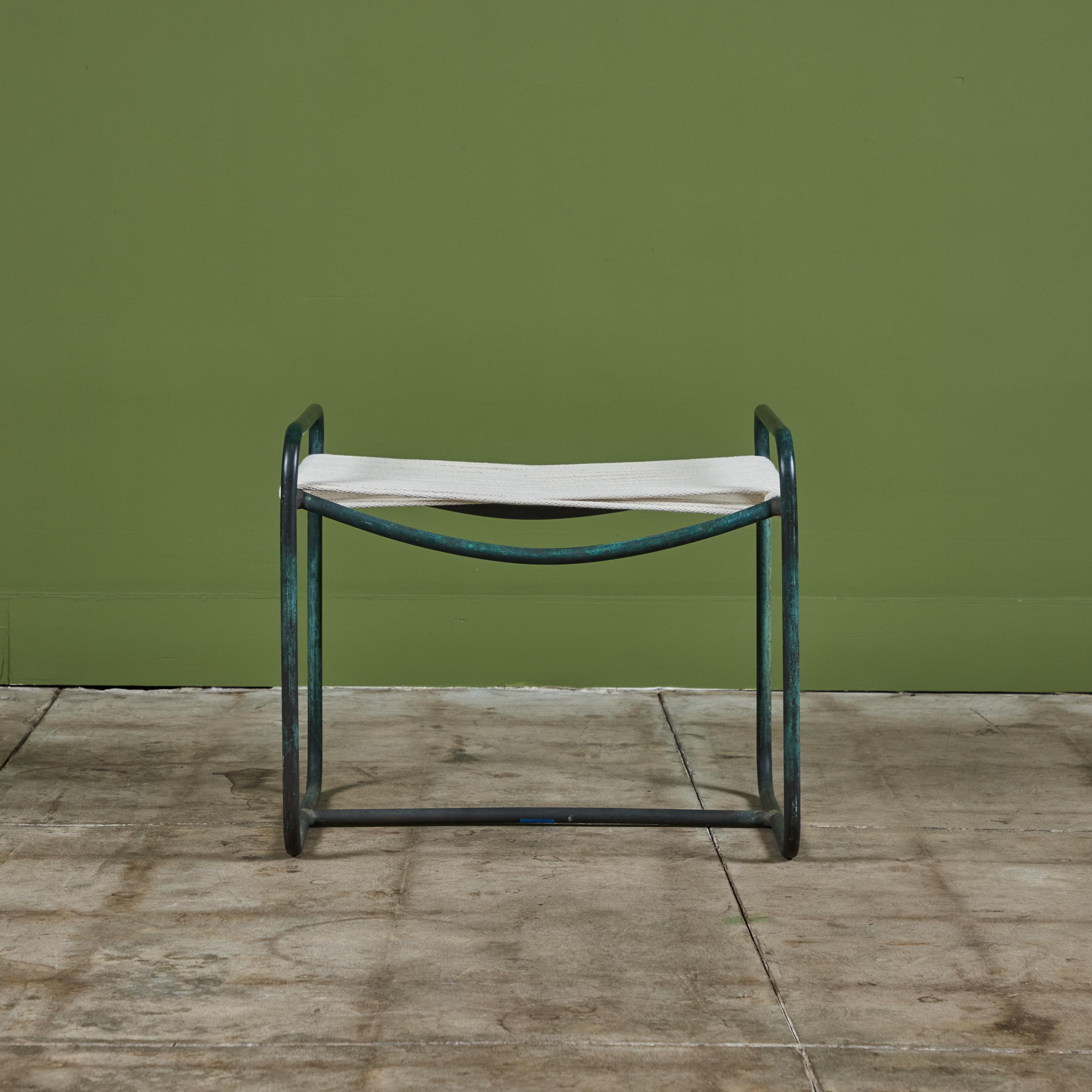 Américain Pouf de patio Jordan en bronze marron Walter Lamb pour Brown en vente