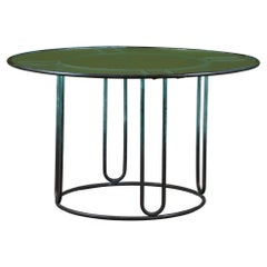 Used Walter Lamb for Brown Jordan Bronze Patio Round Dining Table