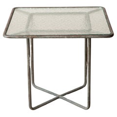 Walter Lamb for Brown Jordan Bronze Patio Square Side Table