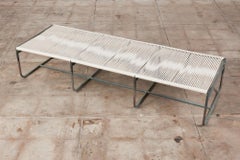 Walter Lamb for Brown Jordan Bronze Patio Three Seater Bench