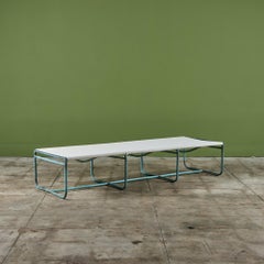 Walter Lamb for Brown Jordan Bronze Patio Three Seater Bench