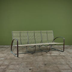 Walter Lamb for Brown Jordan Bronze Patio Three Seater Sofa