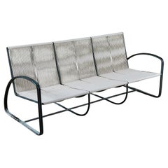 Walter Lamb for Brown Jordan Bronze Patio Three Seater Sofa