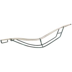 Walter Lamb for Brown Jordan Bronze Verdigris Waikiki Lounger, circa 1955