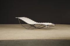 Walter Lamb for Brown Jordan Bronze 'Waikiki' Rocking Chaise, 1960s, New Canvas