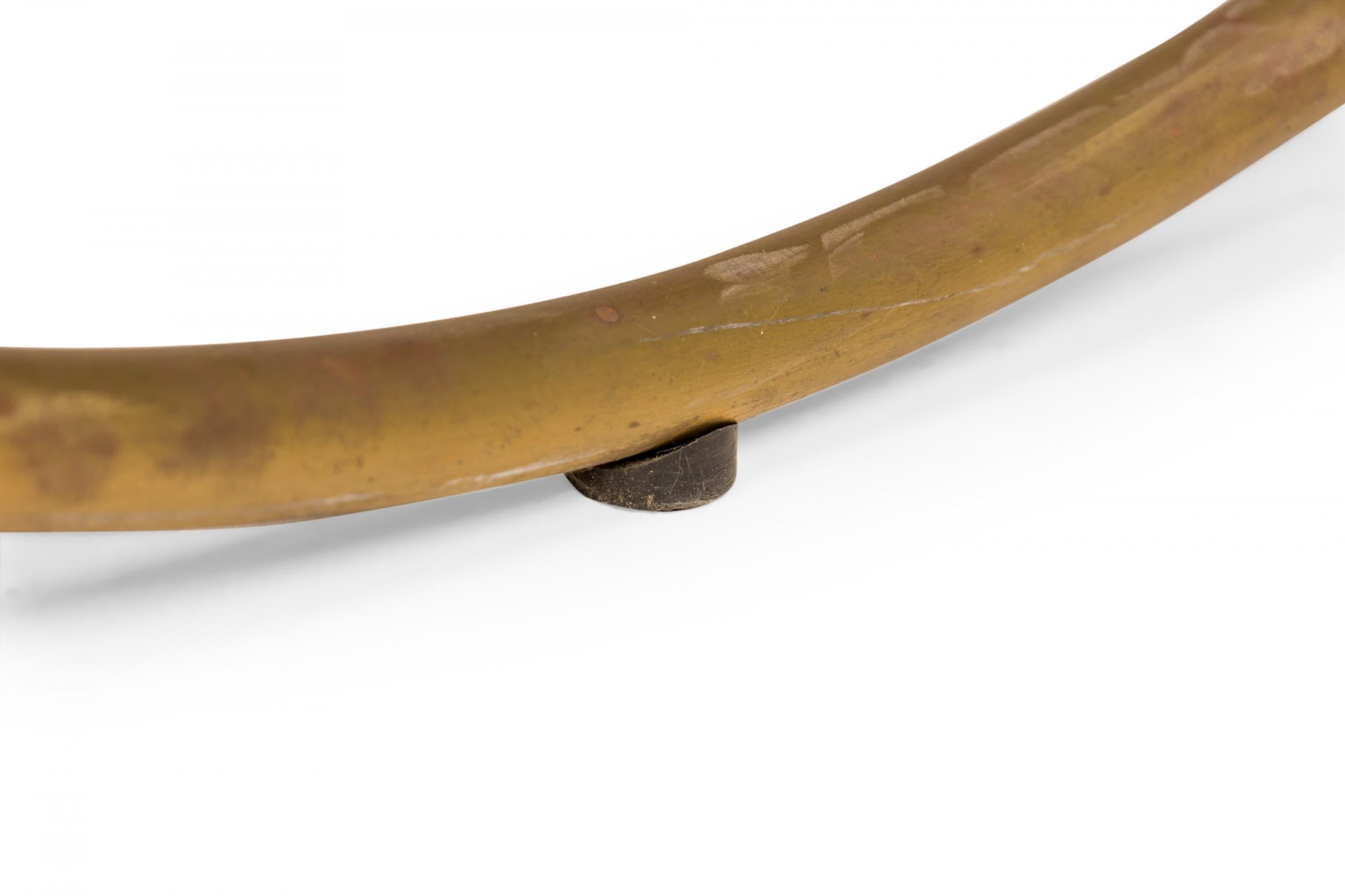 American Walter Lamb for Brown Jordan Furniture Co. Brass & Rope 