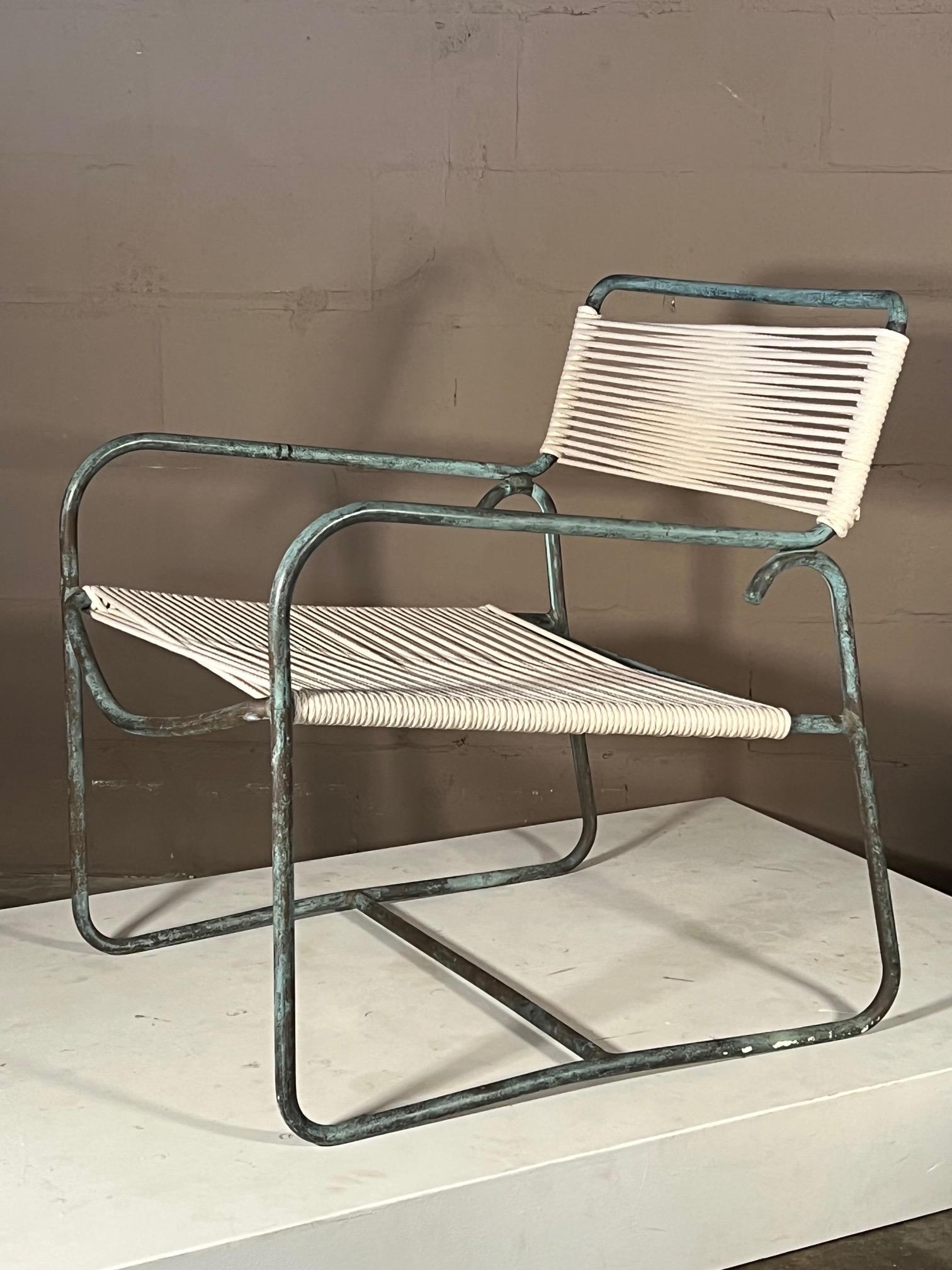 Mid-Century Modern Walter Lamb Lounge Chair Brown Saltman