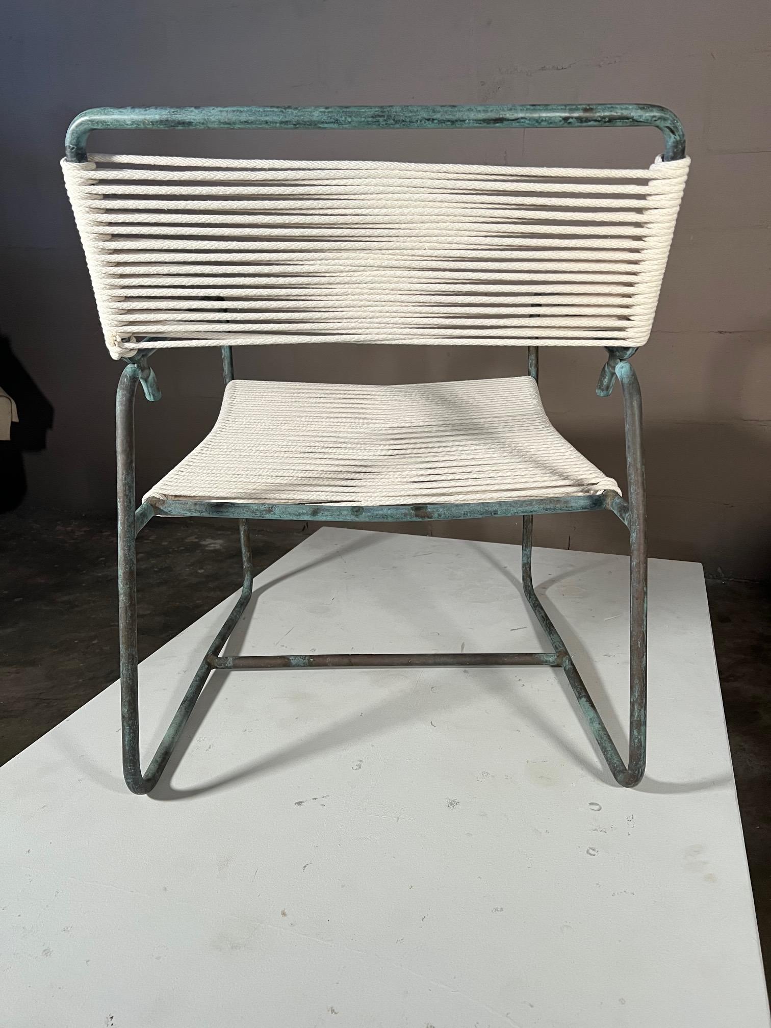 American Walter Lamb Lounge Chair Brown Saltman