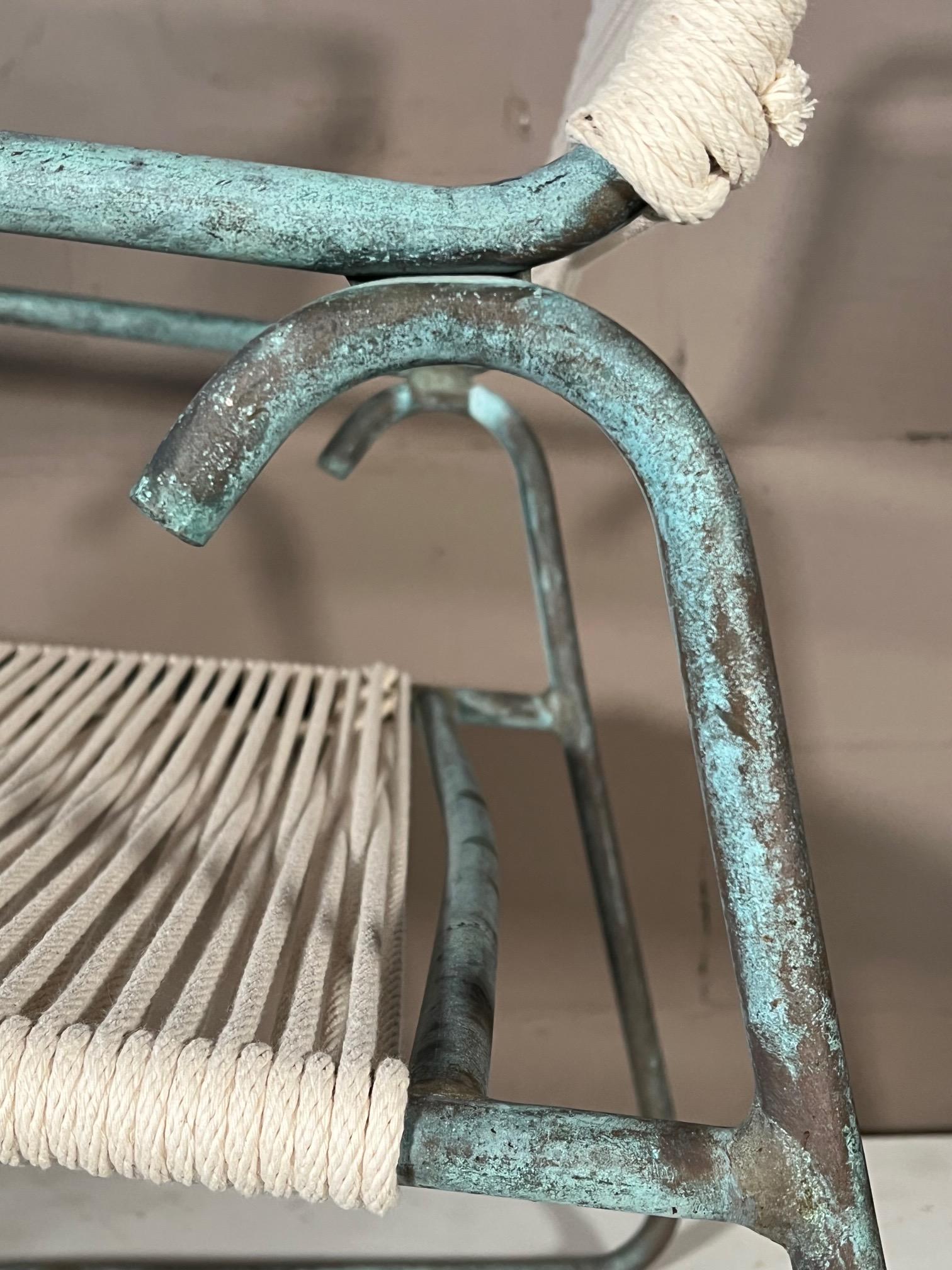 Bronze Walter Lamb Lounge Chair Brown Saltman