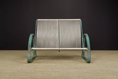 Walter Lamb Rare Settee with Celebrity Provenance, Early Production, circa 1955