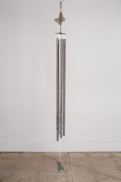 Walter Lamb Style Patinated Bronze Wind Chimes