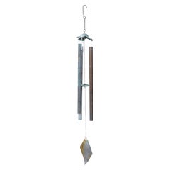 Vintage Walter Lamb Style Patinated Bronze Wind Chimes