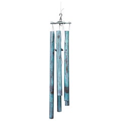 Vintage Walter Lamb Style Patinated Bronze Wind Chimes